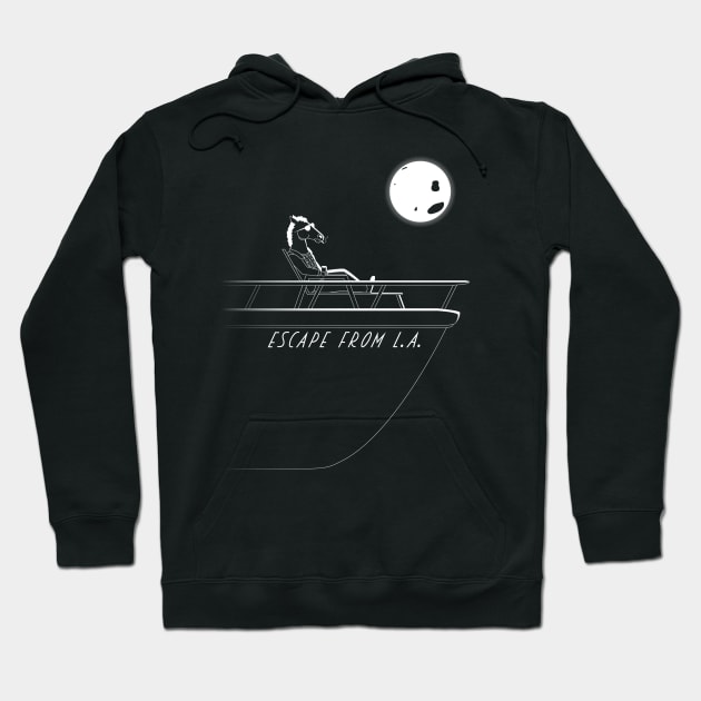 Bojack Horseman on Escape From L.A. Bojack Horseman Hoodie TeePublic
